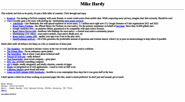 mikehardy.net