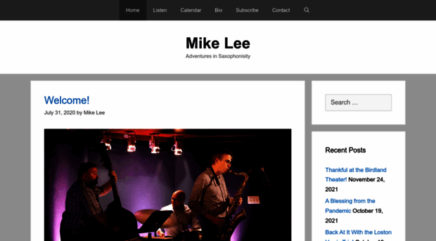 mikeleejazz.com