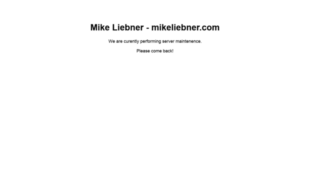 mikeliebner.com