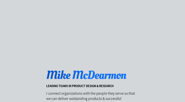 mikemcdearmon.com