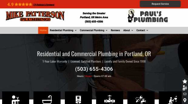 mikepattersonplumbing.com