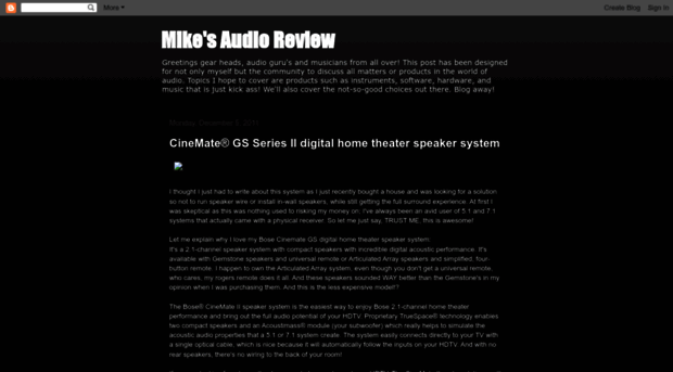 mikesaudioreview.blogspot.com