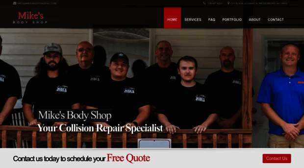 mikesbodyshopnc.com