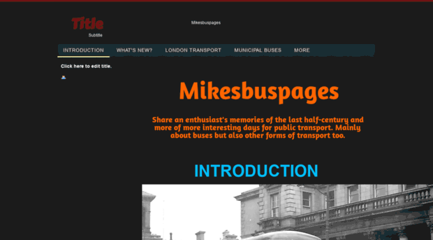 mikesbuspages.com