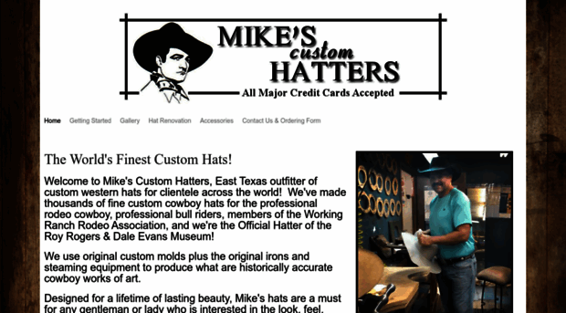 mikescustomhatters.com