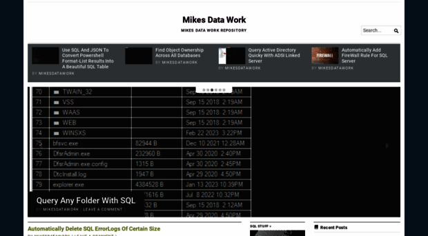 mikesdatawork.wordpress.com