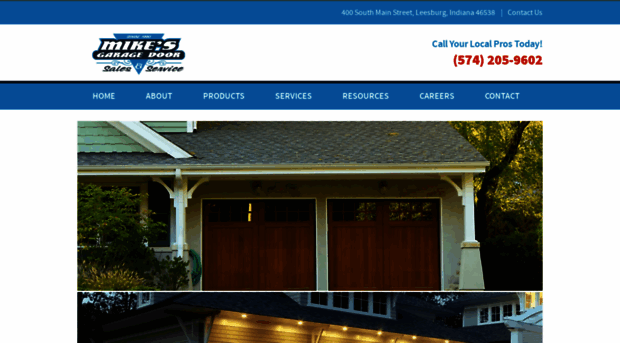 mikesgaragedoorindiana.com