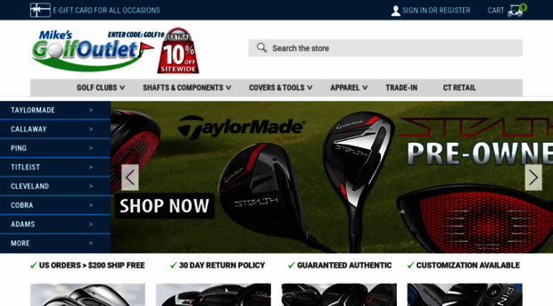 mikesgolfoutlet.com