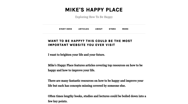 mikeshappyplace.com