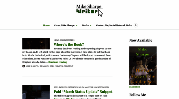 mikesharpewriter.com