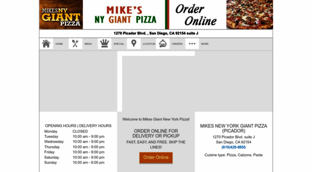 mikesnypizza.com