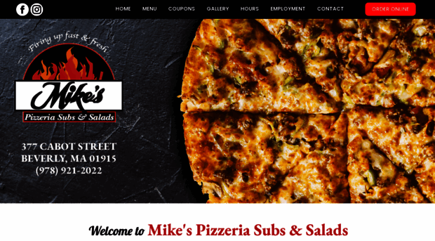 mikespizzeriabeverly.com