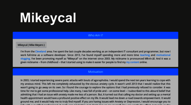 mikeycal.com