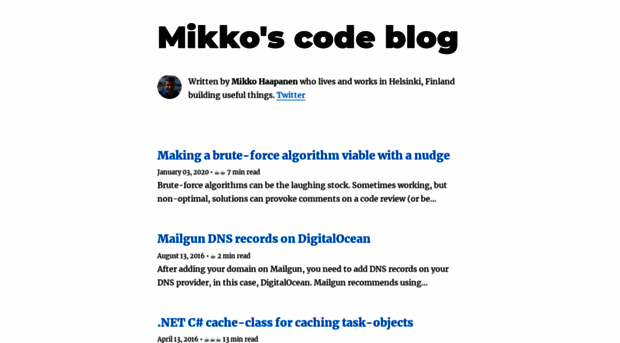 mikkohaapanen.com