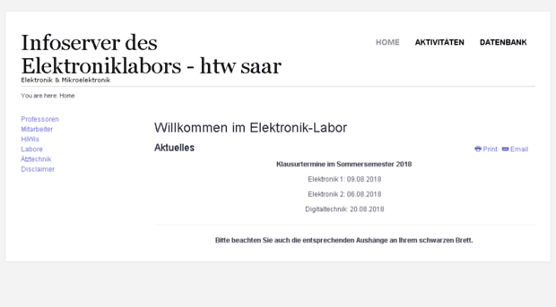 mikroelektronik.htwsaar.de