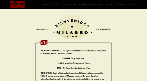 milagrorestaurant.com