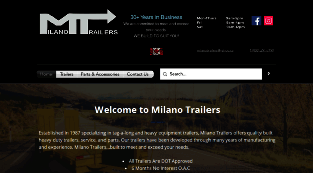 milanocustomtrailers.com