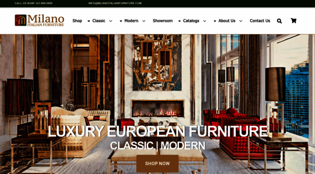 milanoitalianfurniture.com