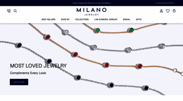 milanojewelry.com