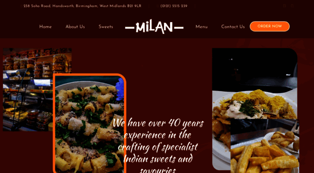 milansweetcentre.com