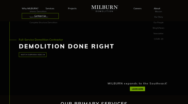 milburndemolition.com