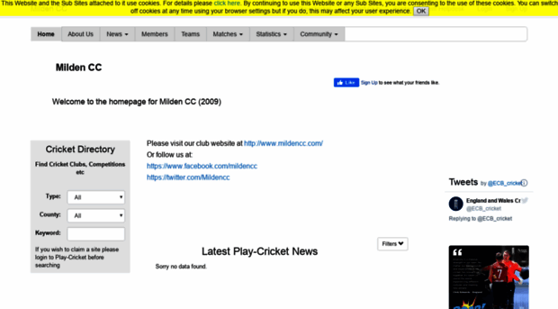 milden.play-cricket.com