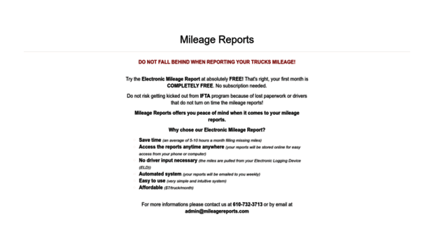 mileagereports.com