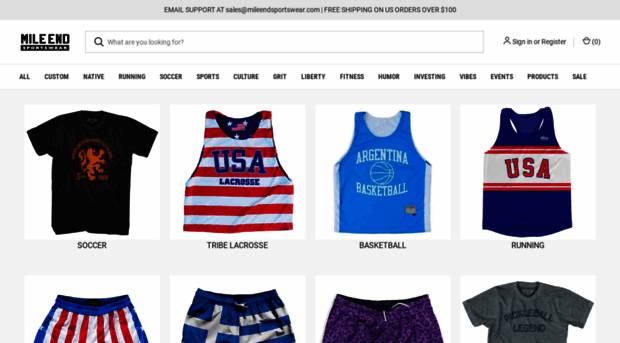 mileendsportswear.com