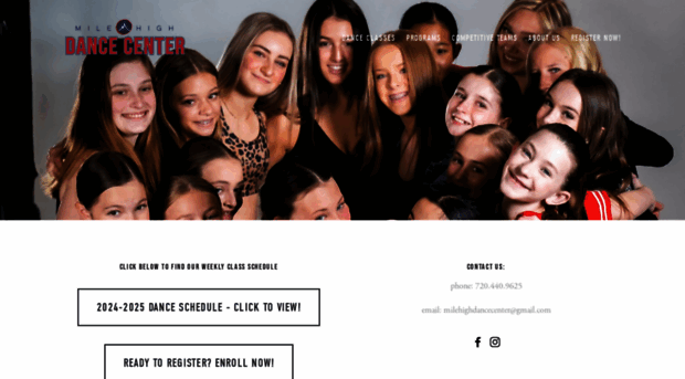 milehighdancecenter.com