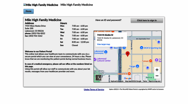 milehighfamilymedicine.mysecurechart.com