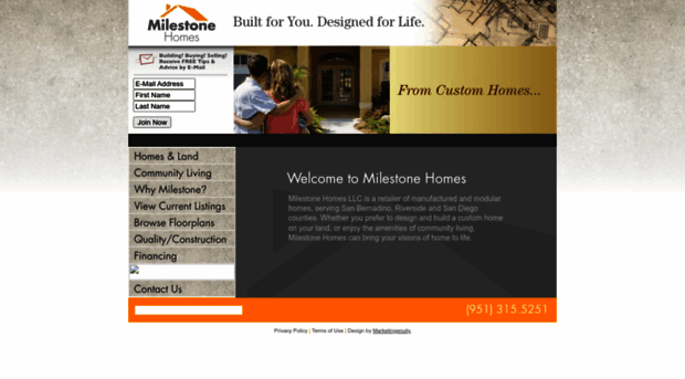 milestone-homes.net