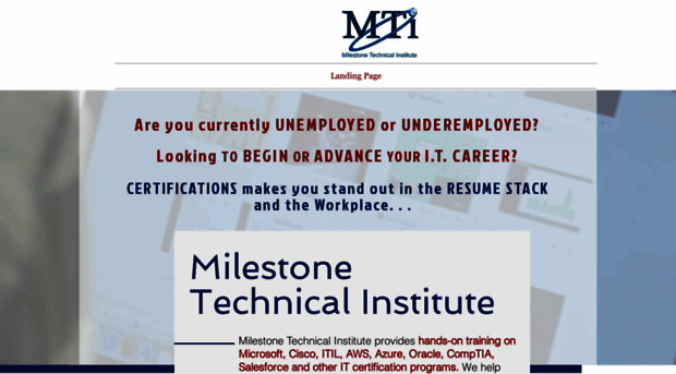 milestoneinstitute.com