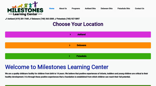 milestoneslearningcenter.com