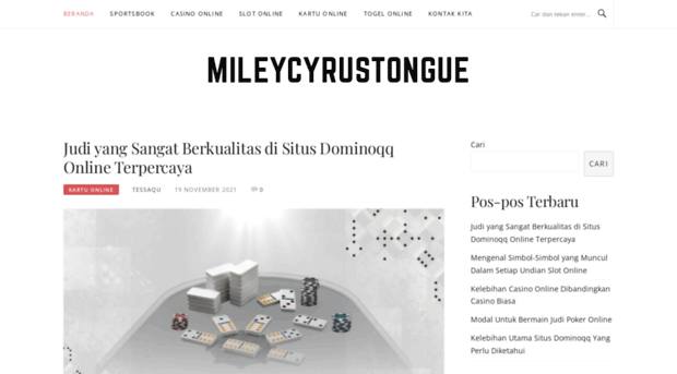 mileycyrustongue.com