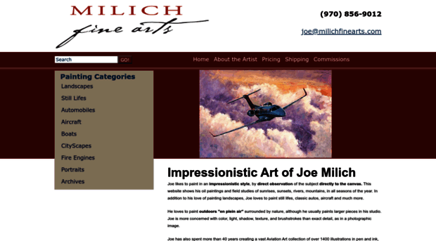 milichfinearts.com