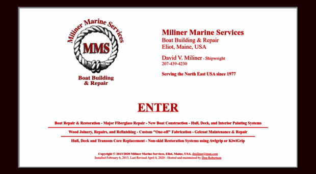 milinermarine.com