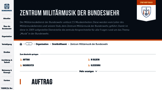 militaermusik.bundeswehr.de