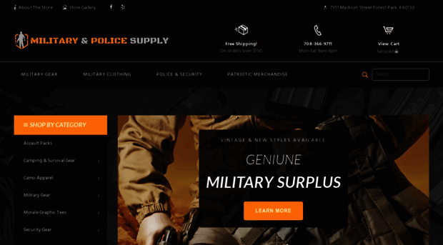 militaryandpolicesupply.net