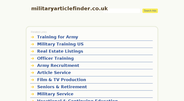 militaryarticlefinder.co.uk