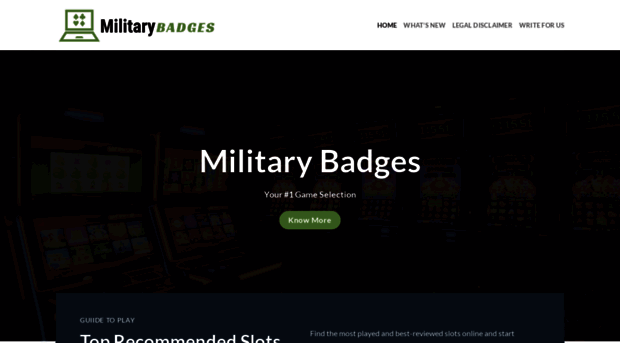 militarybadges.info