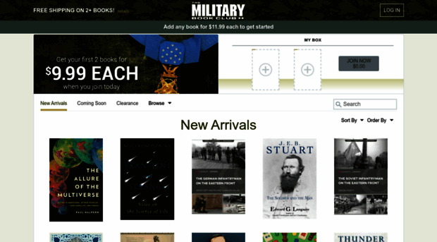 militarybookclub.com