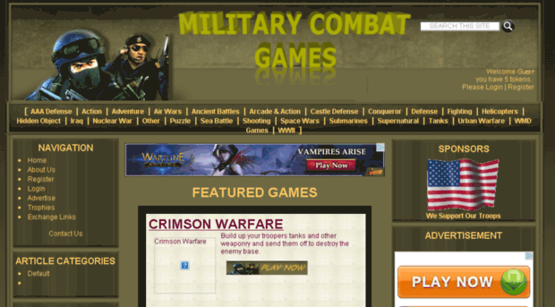 militarycombatgames.com