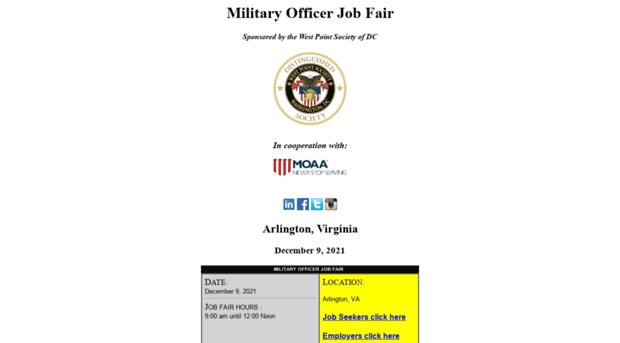 militaryofficerjobfair.com