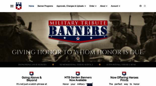 militarytributebanners.org