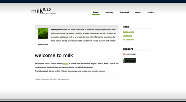 milk.sourceforge.net