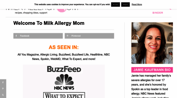 milkallergymom.com