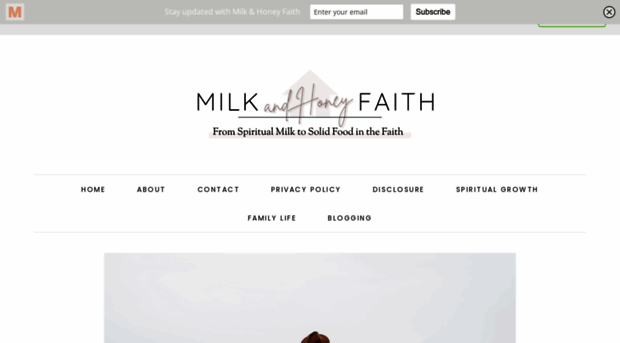 milkandhoneyfaith.com