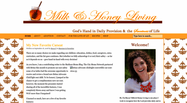 milkandhoneyliving.com