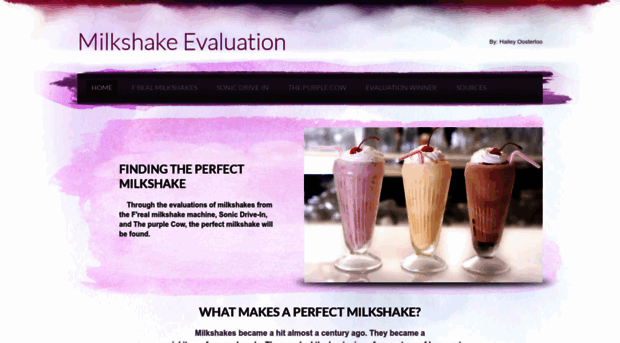 milkshakeevaluation.weebly.com