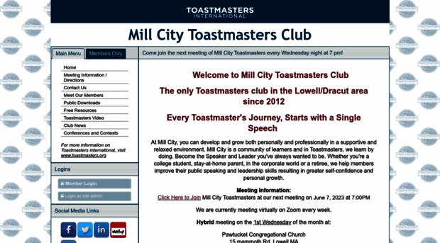 millcitytoastmasters.org